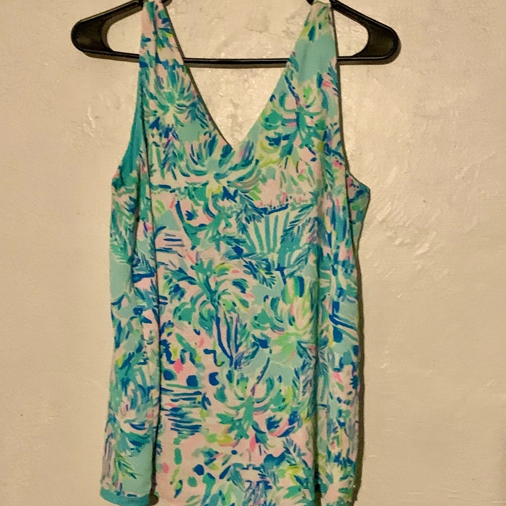 Lilly Pulitzer Florin Sleeveless V-Neck Cabana Cocktail